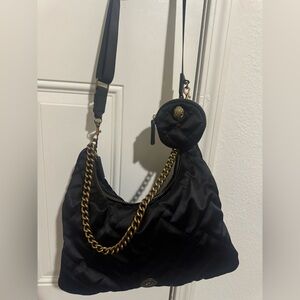 Elegant Black Quilted Shoulder Bag